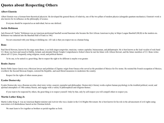 respect screenshot