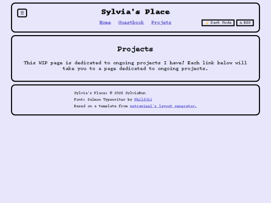 pages/projects screenshot