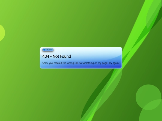 not_found screenshot