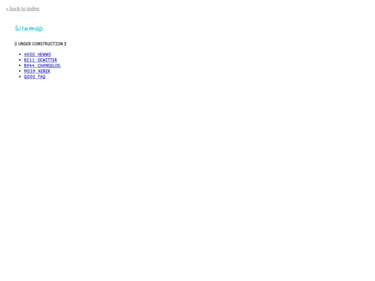sitemap screenshot