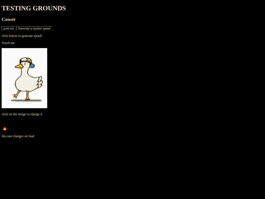 testing screenshot