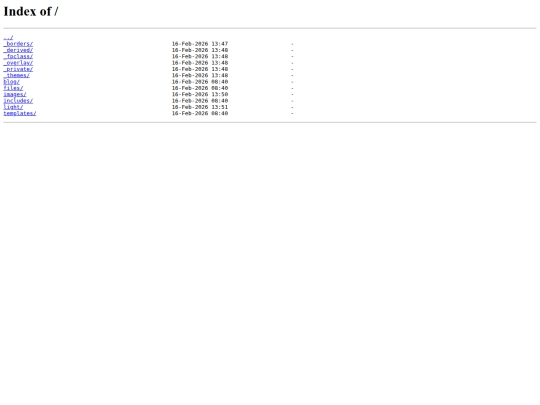 index screenshot