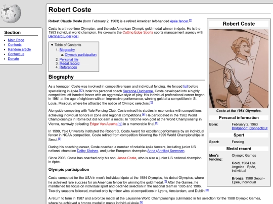 OCpedia/Robert screenshot