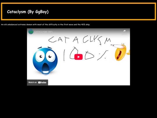Level Pages/Cataclysm screenshot