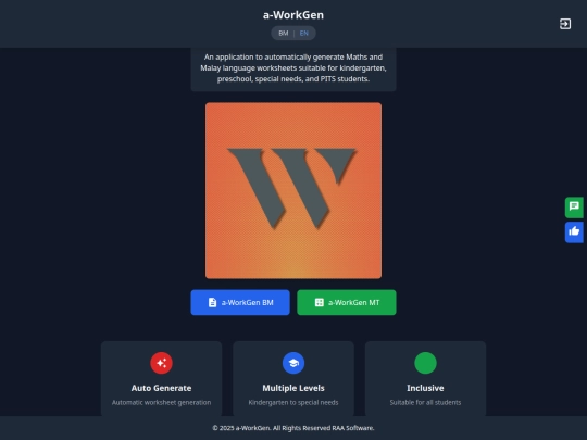 aworkgen/aworkgen screenshot
