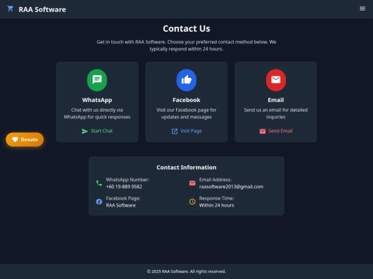 contact screenshot