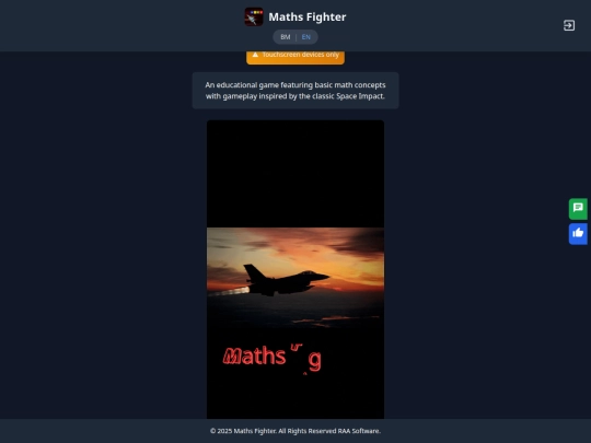 mathsfighter/home screenshot