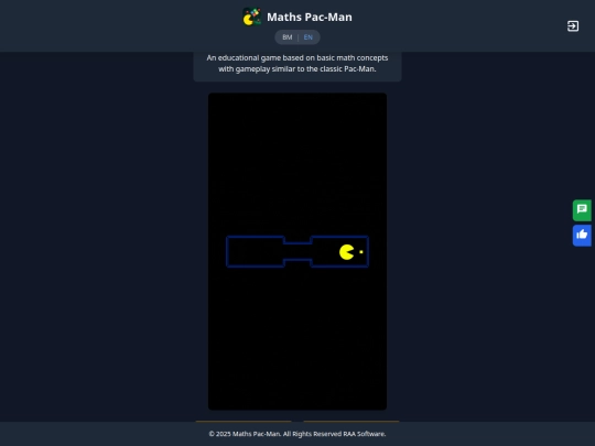 mathspacman/home screenshot