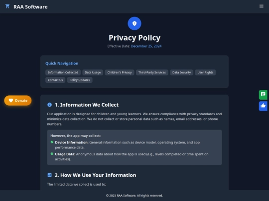 policy screenshot