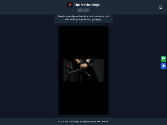 themathsninja/home screenshot