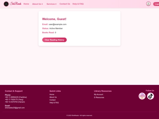 account screenshot