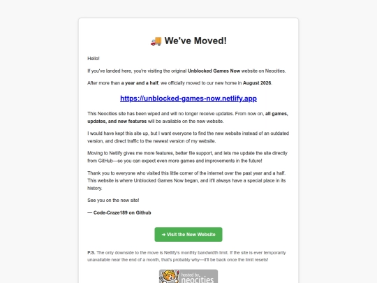 Letter screenshot
