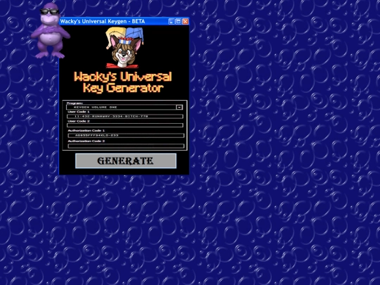 keygen screenshot