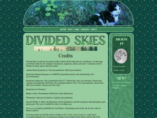 credits screenshot