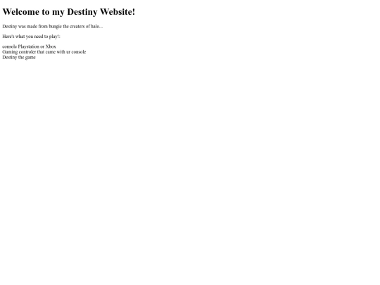 index screenshot