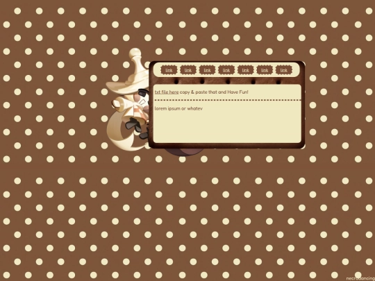 layouts/chocolate screenshot