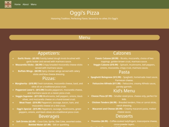Oggi's_Pizza/menu screenshot