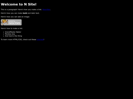 index screenshot