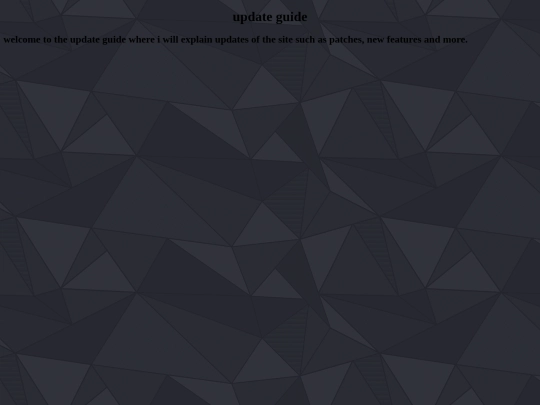 updates screenshot