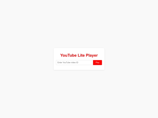 Youtubelite screenshot