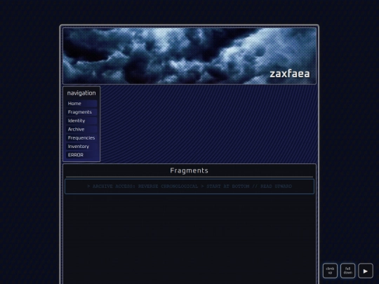 pages/fragments screenshot
