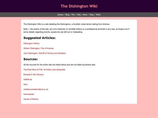 DishingtonWiki screenshot