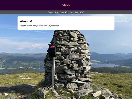 Shop screenshot