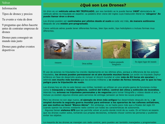 Informacion screenshot