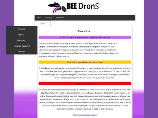 Servicios screenshot