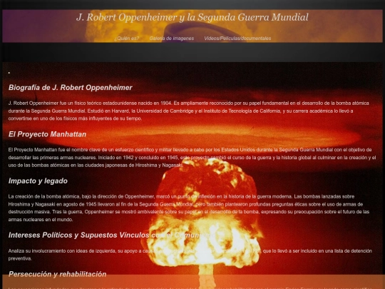 Oppenheimer WWII screenshot
