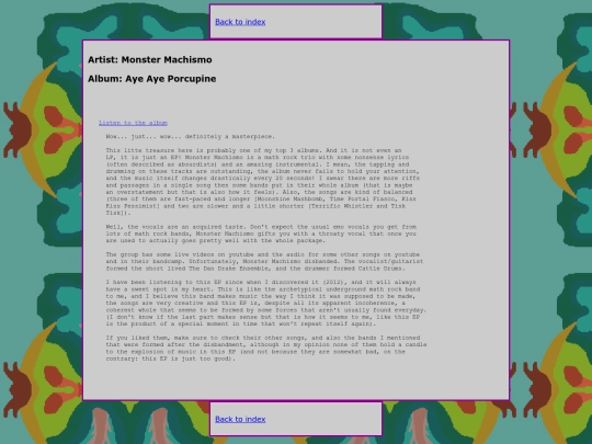 collections/albums/MonsterMachismoAyeAyePorcupine screenshot