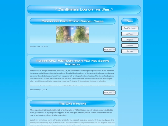 home/weblog screenshot