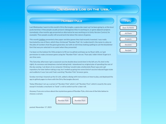 home/weblog/posts/number-pyle screenshot