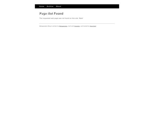 blog/not_found screenshot