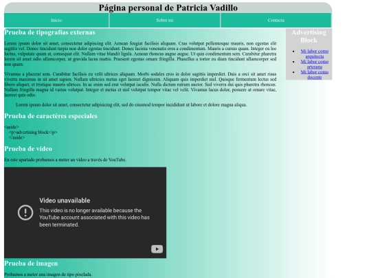 modulo 2 p2p pagina web personal screenshot