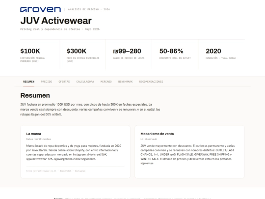 juv-pricing screenshot