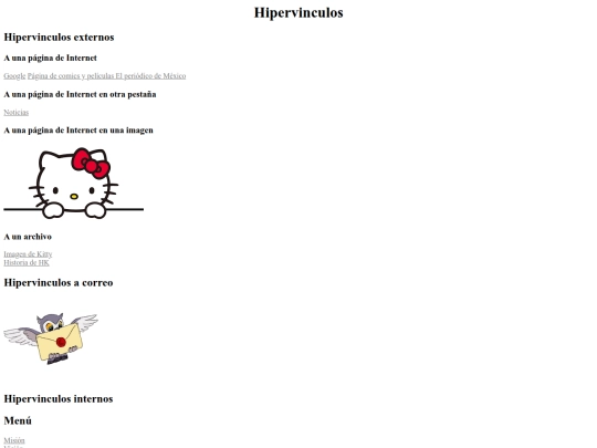 hipervinculos/Hipervinculos/hipervinvulos screenshot