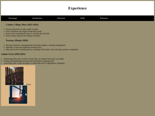 experience screenshot