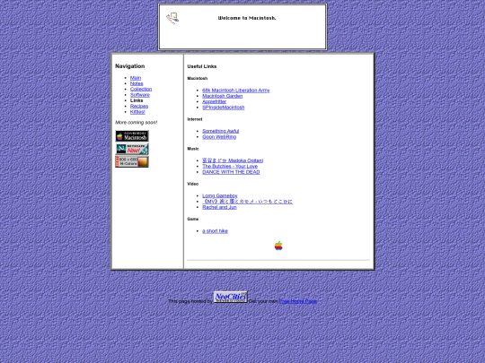 links screenshot
