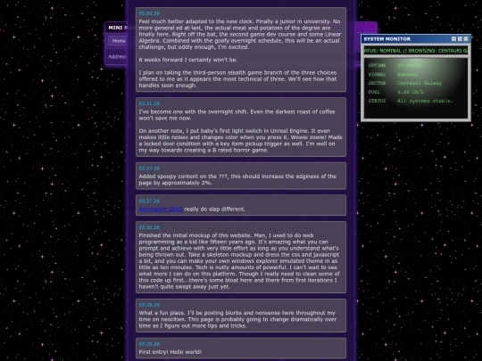 blog screenshot