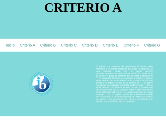 criterioa screenshot