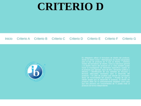 criteriod screenshot