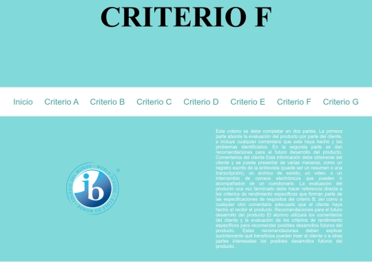 criteriof screenshot