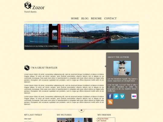 zozor/Index screenshot