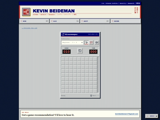 minesweeper screenshot