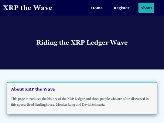xrp/xrpabout screenshot