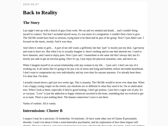 Back-to-Reality screenshot