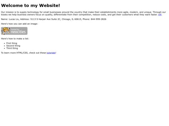 index screenshot