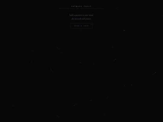 shrines/network-tarot screenshot