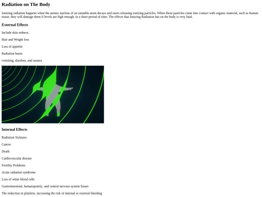 RadiationandtheBody screenshot